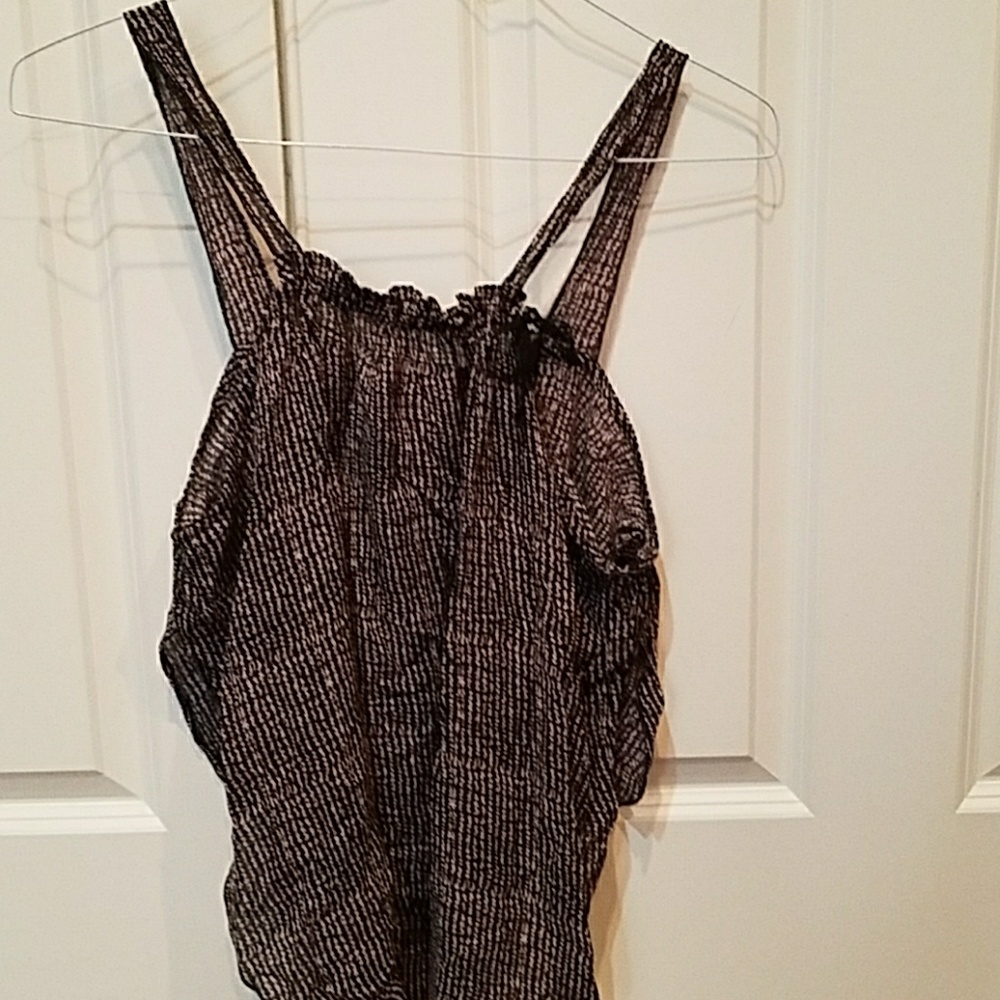 NWT Free People Size Small Black Combo Tank